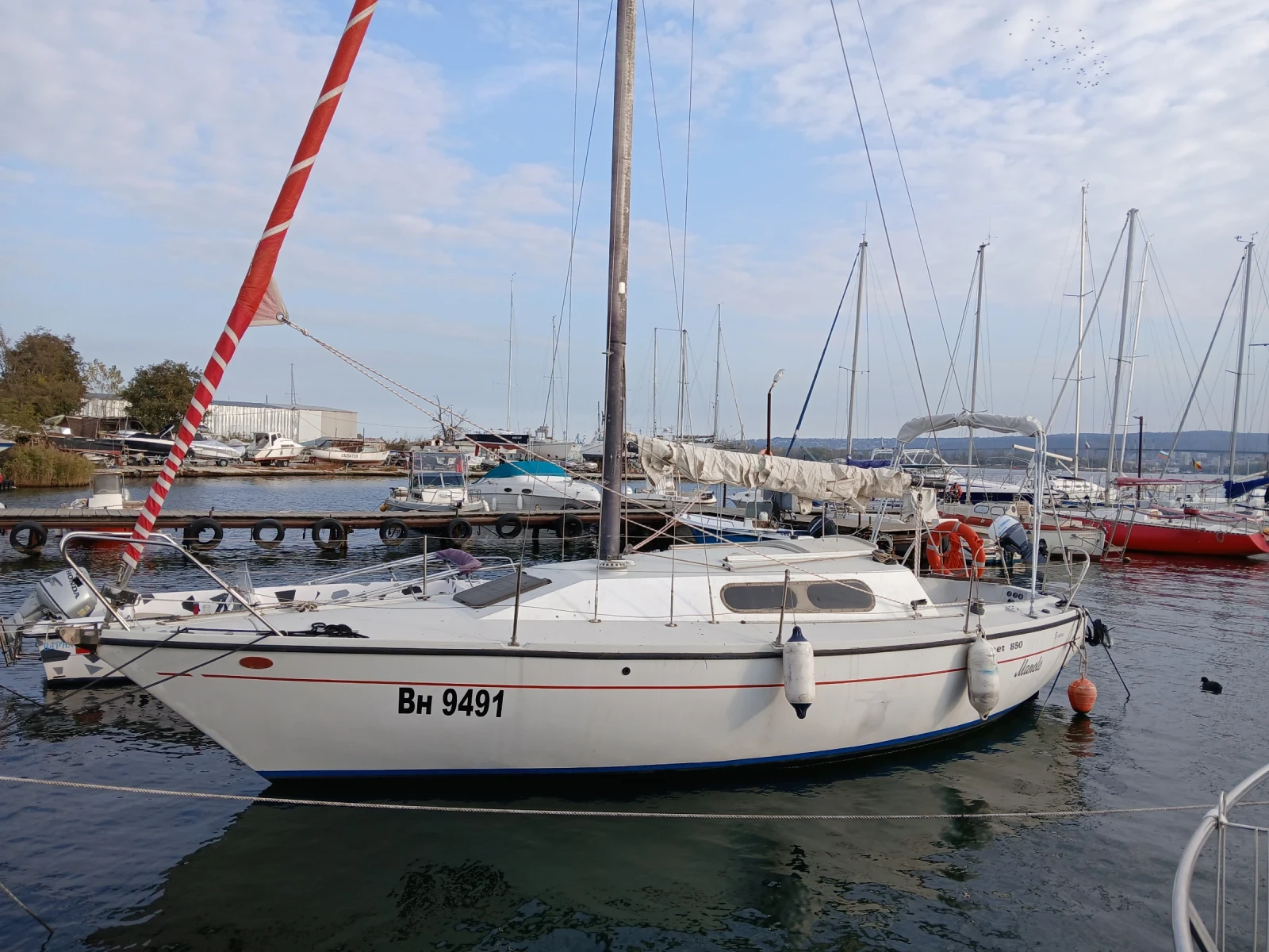 Ветроходна лодка Comar Comet 850, снимка 5 - Воден транспорт - 54336201