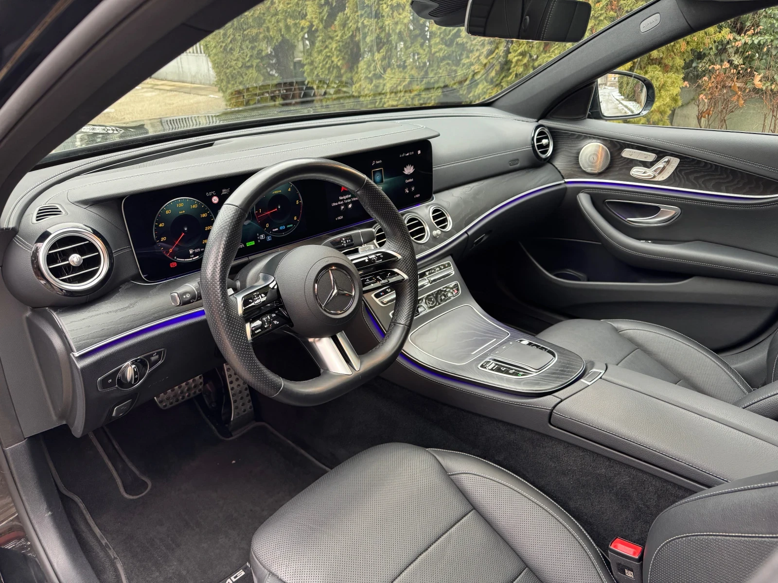 Mercedes-Benz E 220 4MATIC* 50000км* PANORAMA* обдухване* BURMESTER*  - изображение 6