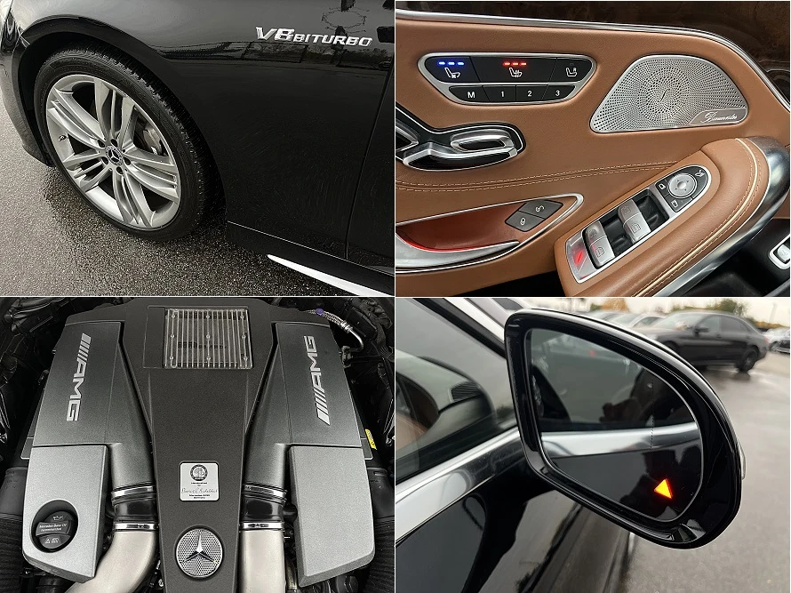 Mercedes-Benz S 63 AMG COUPE-DISTRONIK-PANORAMA-BURMEDTER-HEAD UP-FUL FUL | Mobile.bg — изображение 17