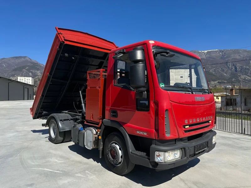 Iveco Eurocargo 80E18* Тристранен самосвал* Топ състояние, снимка 3 - Камиони - 49423370
