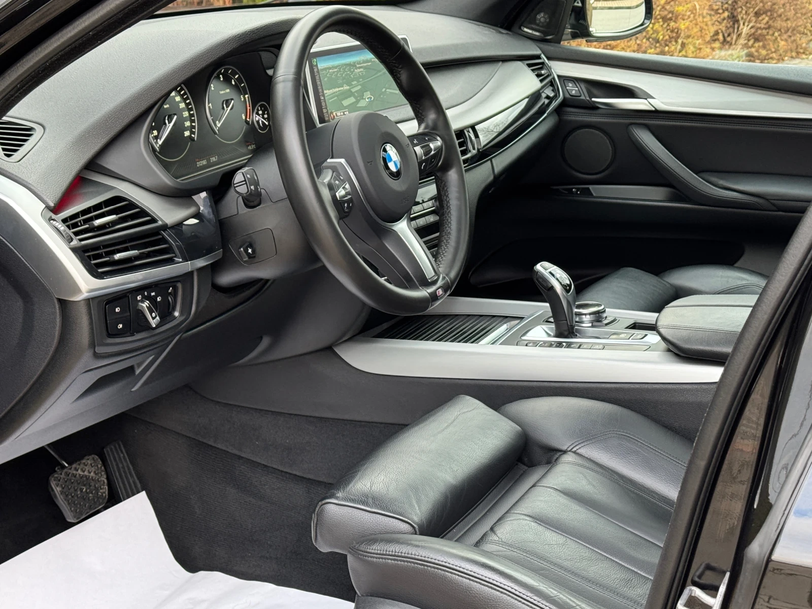 BMW X5 ///M50d-ВАКУМ-ДИСТРОНИК-LED-HEAD UP-ПАНОРАМА-FULL! - изображение 10