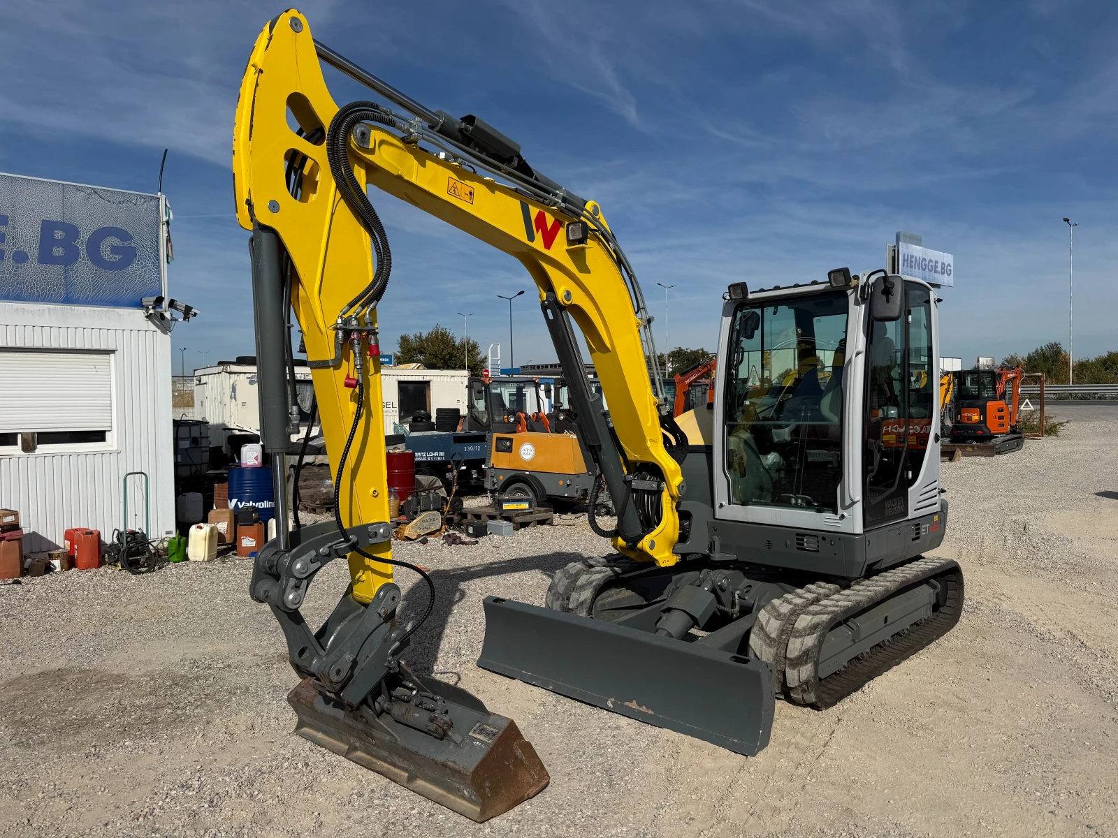 Багер Wacker Neuson ET 65, снимка 4 - Индустриална техника - 56583209
