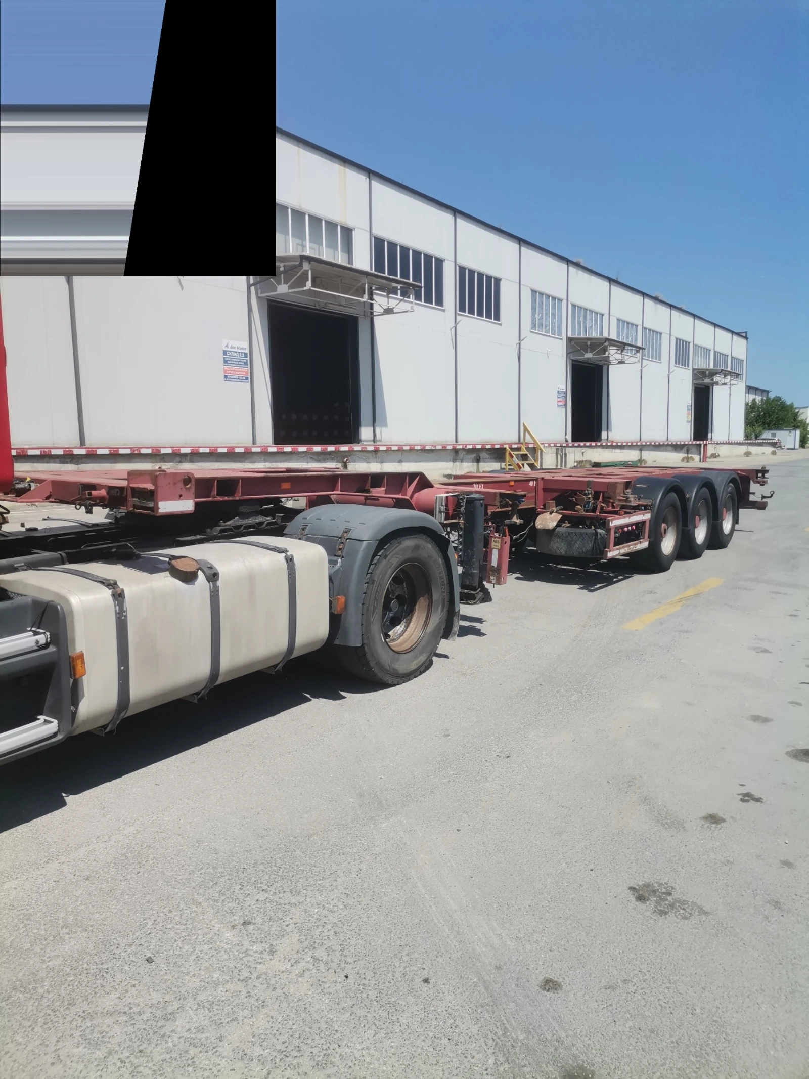 Полуремарке Broshuis 20, 2x20, 40, 45 фута
