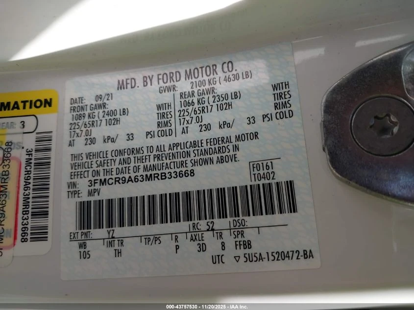 Ford Bronco 1.5l Sport - изображение 9