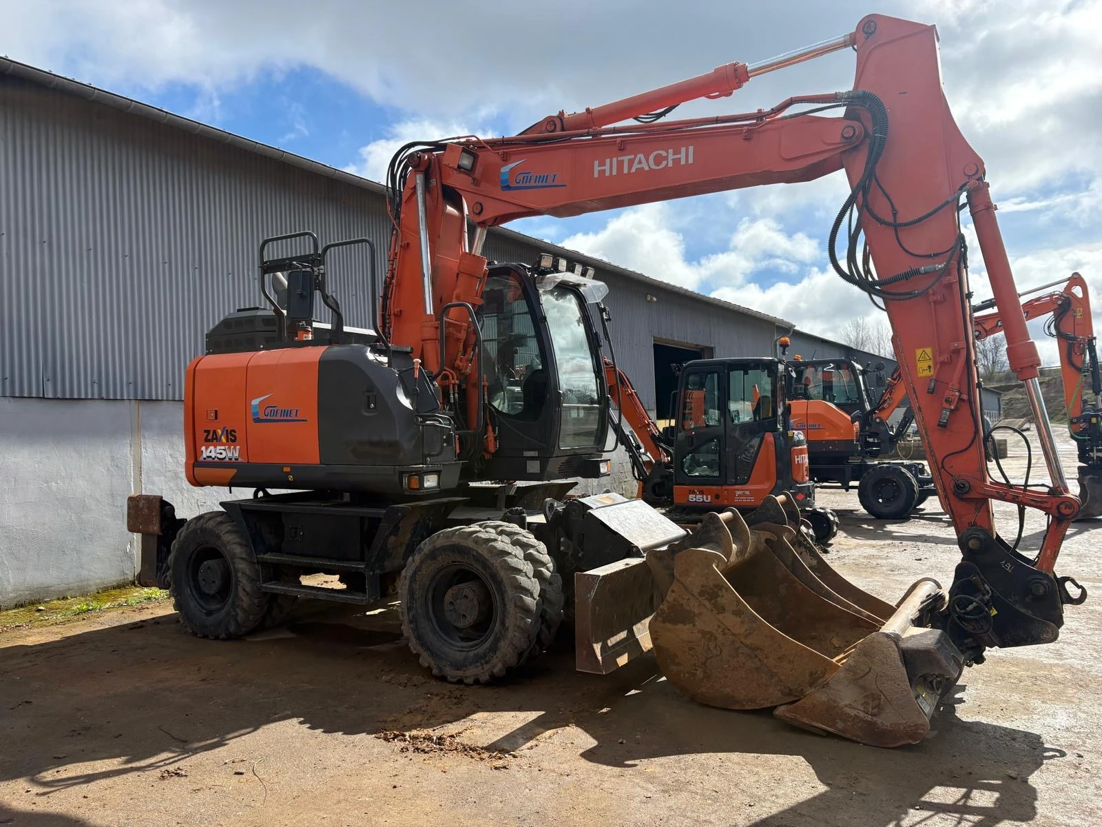 Багер Hitachi ZX 145 W-6 3 КОФИ ЛИЗИНГ