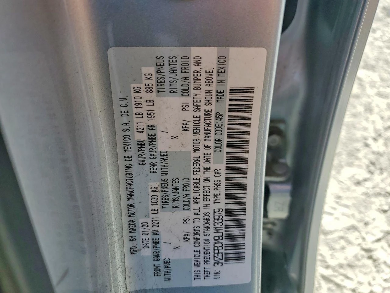 Mazda 3 2.5l Preferred, снимка 12 - Автомобили и джипове - 54007405