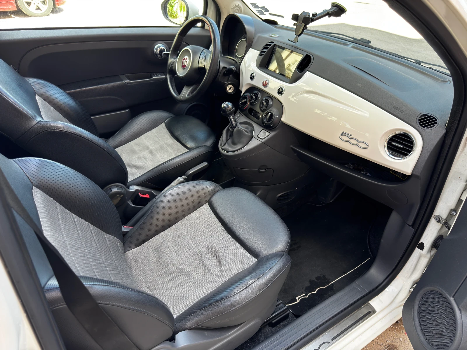Fiat 500 Fiat 500 1.3 MultiJet 95к.с. Start&Stop, снимка 10 - Автомобили и джипове - 54722947