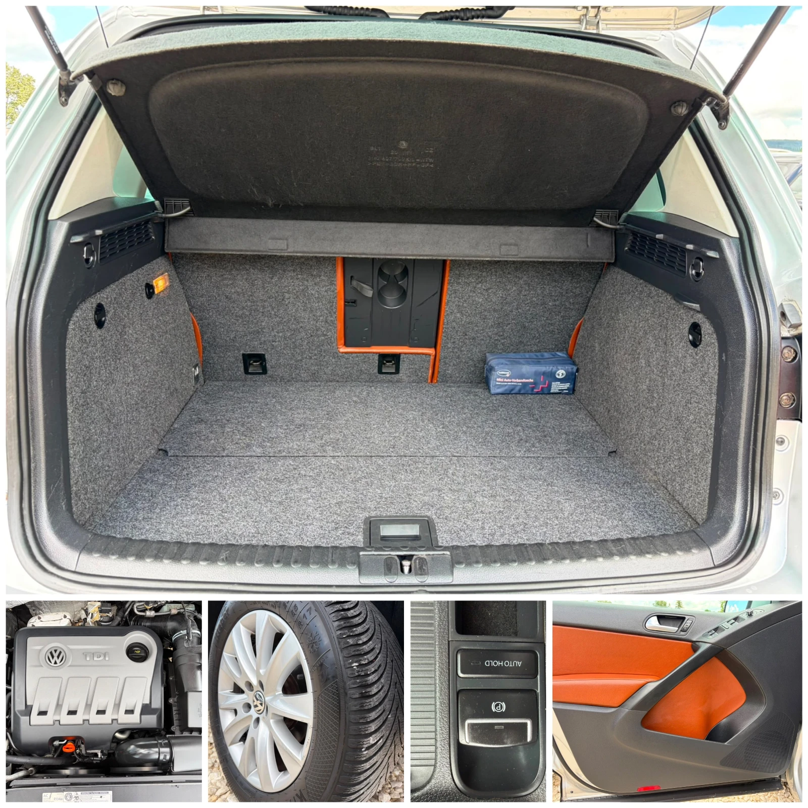 VW Tiguan 2.0TDI DSG 4x4 HIGHLINE KOJA, снимка 14 - Автомобили и джипове - 54896638