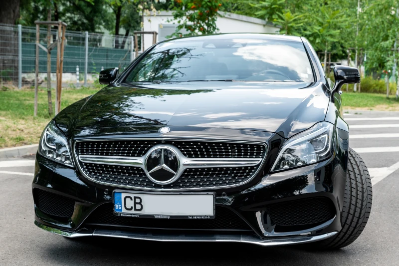 Mercedes-Benz CLS 500 4Matic, AMG+ пакет, 360 камера, Harman, Алкантара, снимка 2 - Автомобили и джипове - 52706174