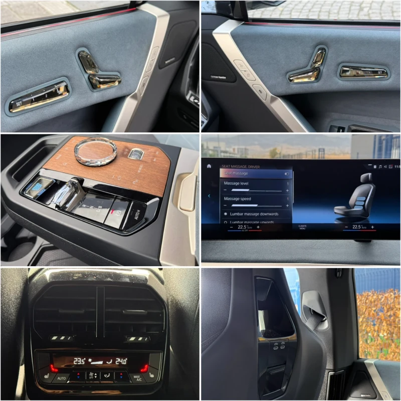 BMW iX 40 xDrive/326HP/LASER/360/HarmanKardon/HeadUP/, снимка 15 - Автомобили и джипове - 52677745