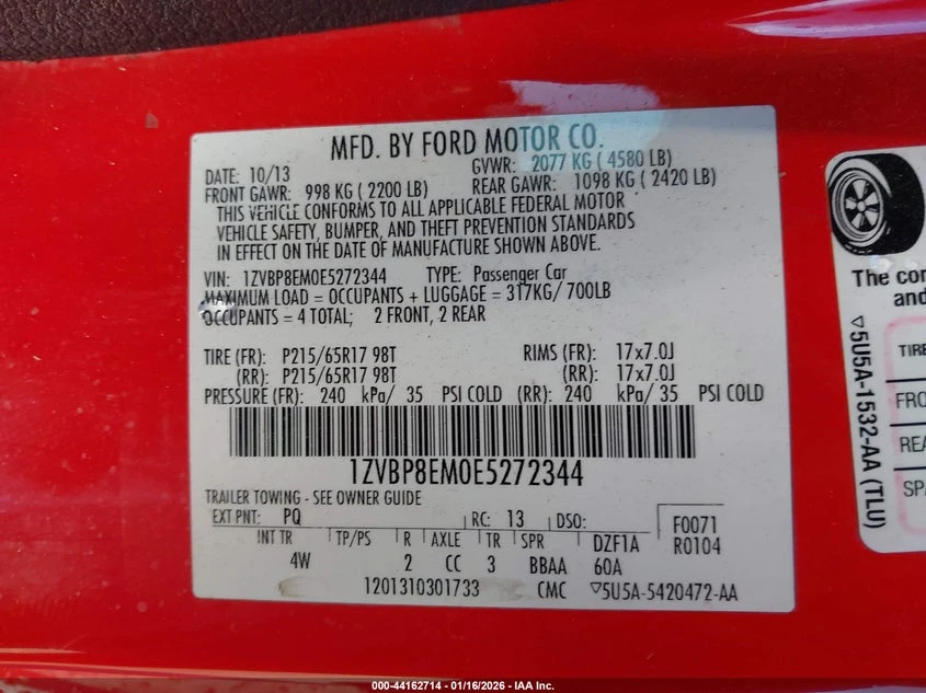 Ford Mustang 3.7l V6 Premium, снимка 9 - Автомобили и джипове - 53751462