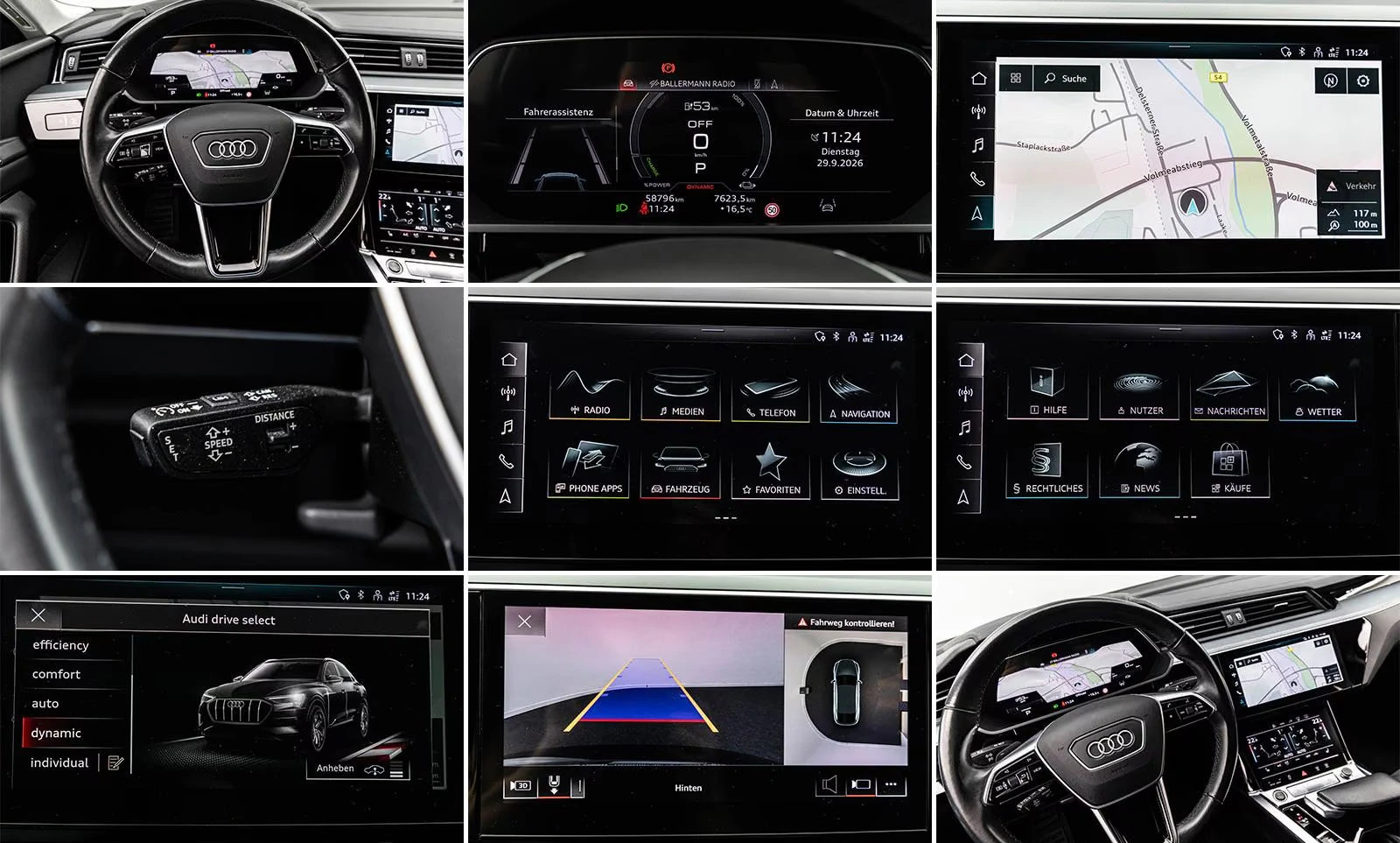 Audi E-Tron SPORTBAC/55/408HP/360/SLINE/HUD/MATRIX/924z | Mobile.bg � ����������� 14