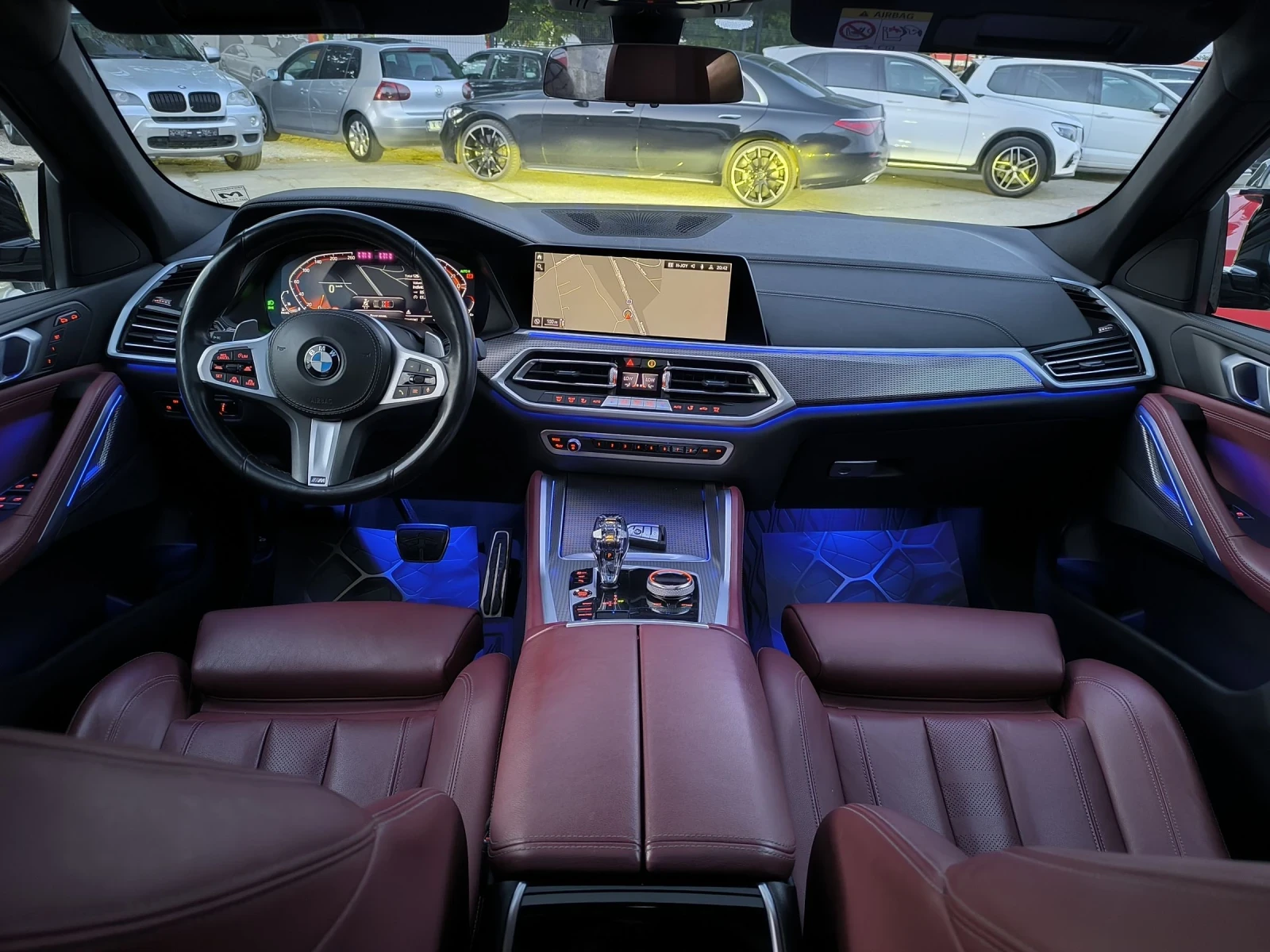 BMW X6 M40D M-PAKET/PERFORMANCE/ПАНОРАМА/HEADUP/360/, снимка 7 - Автомобили и джипове - 54598556