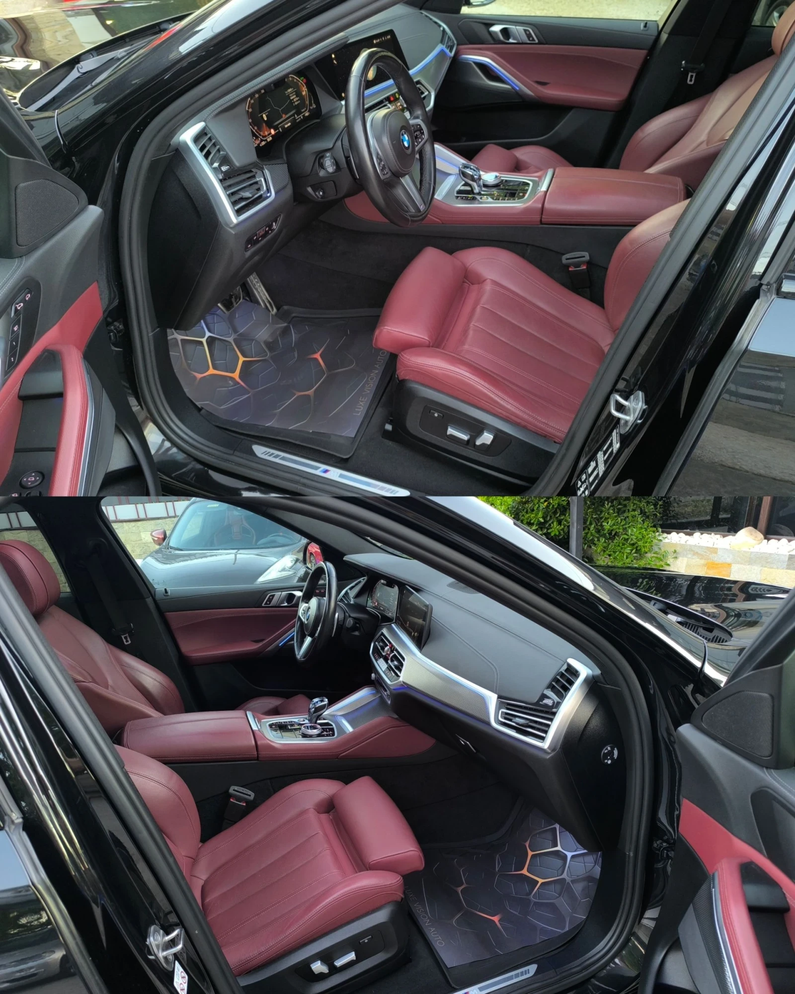 BMW X6 M40D M-PAKET/PERFORMANCE/ПАНОРАМА/HEADUP/360/, снимка 8 - Автомобили и джипове - 54598556