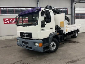 Man 15.224 Кран HIAB 081, 11990кг общо тегло.  - изображение 1