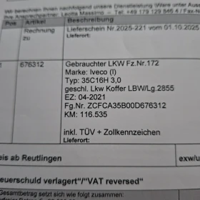 Iveco Daily 35c16/ БОРД / 3.0мотор 100% реален пробег, снимка 16