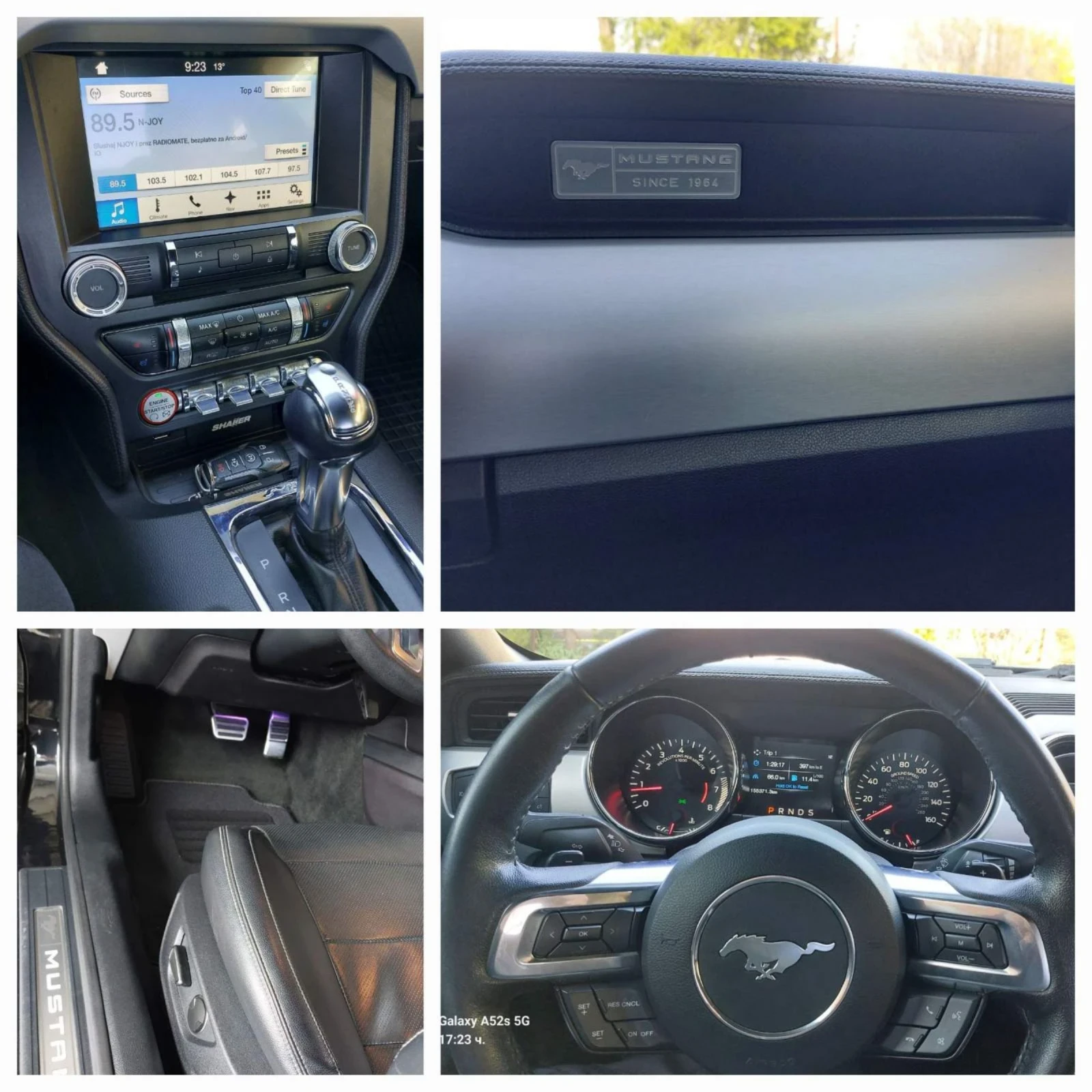 Ford Mustang 5.0 GT кожа, нави, подгрев, обдухване, генерация, снимка 10 - Автомобили и джипове - 54160430