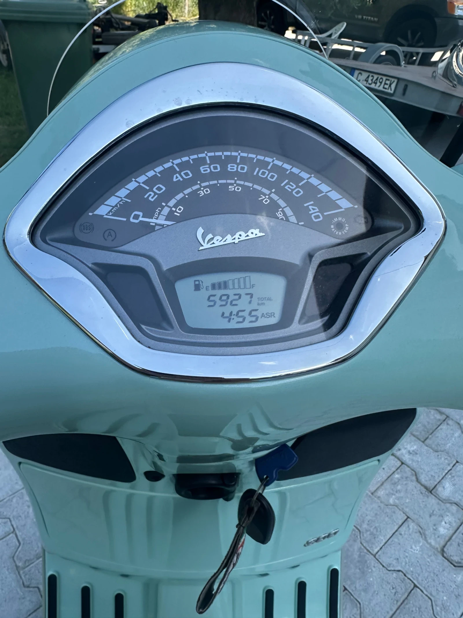 Vespa GTS 300 Akrapovic TC ABS 2020 год 5900 км, снимка 6 - Мотоциклети и мототехника - 54525344