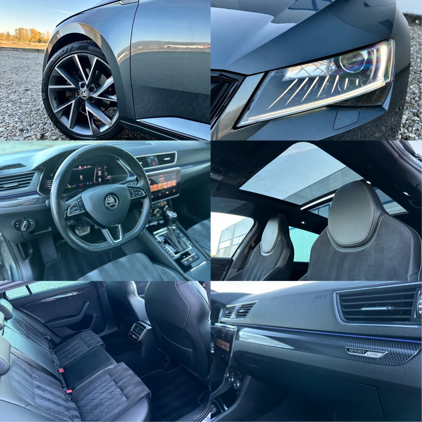 Skoda Superb Sportline 2.0TDI 190 4x4/ Digital/ Full | Mobile.bg   13