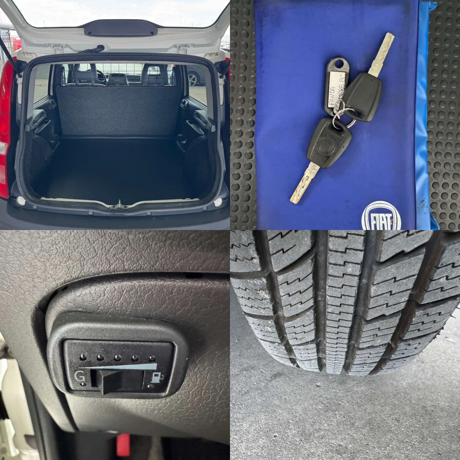 Fiat Panda 1.2* 60ps* GAS* КЛИМАТИК, снимка 13 - Автомобили и джипове - 54122536
