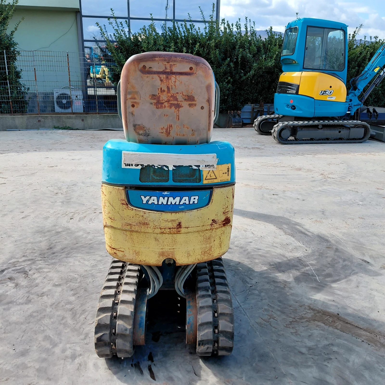 Багер Yanmar SV08 * НАЛИЧЕН * РАЗШИРЯЕМИ ВЕРИГИ *  - изображение 4
