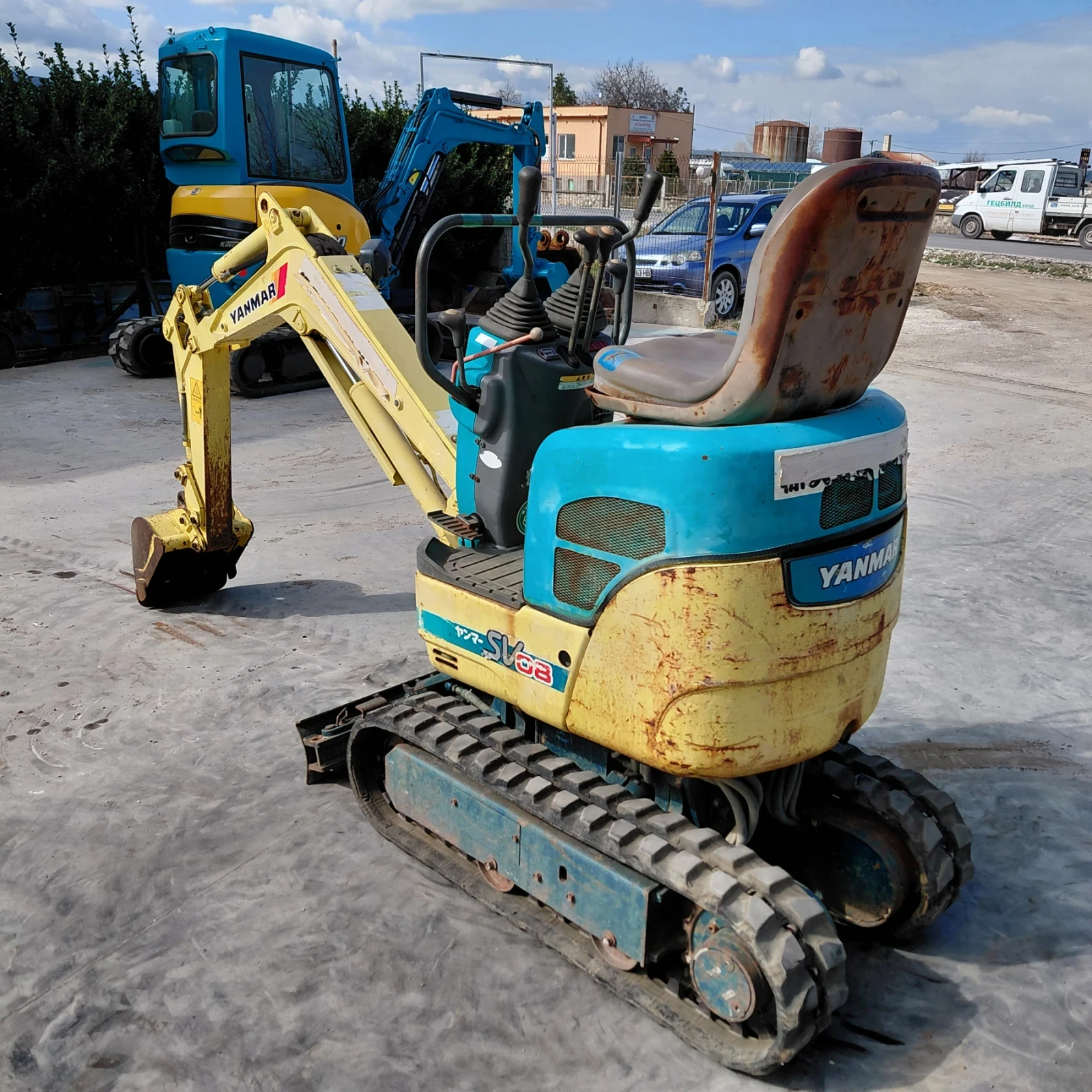 Багер Yanmar SV08 * НАЛИЧЕН * РАЗШИРЯЕМИ ВЕРИГИ *  - изображение 3