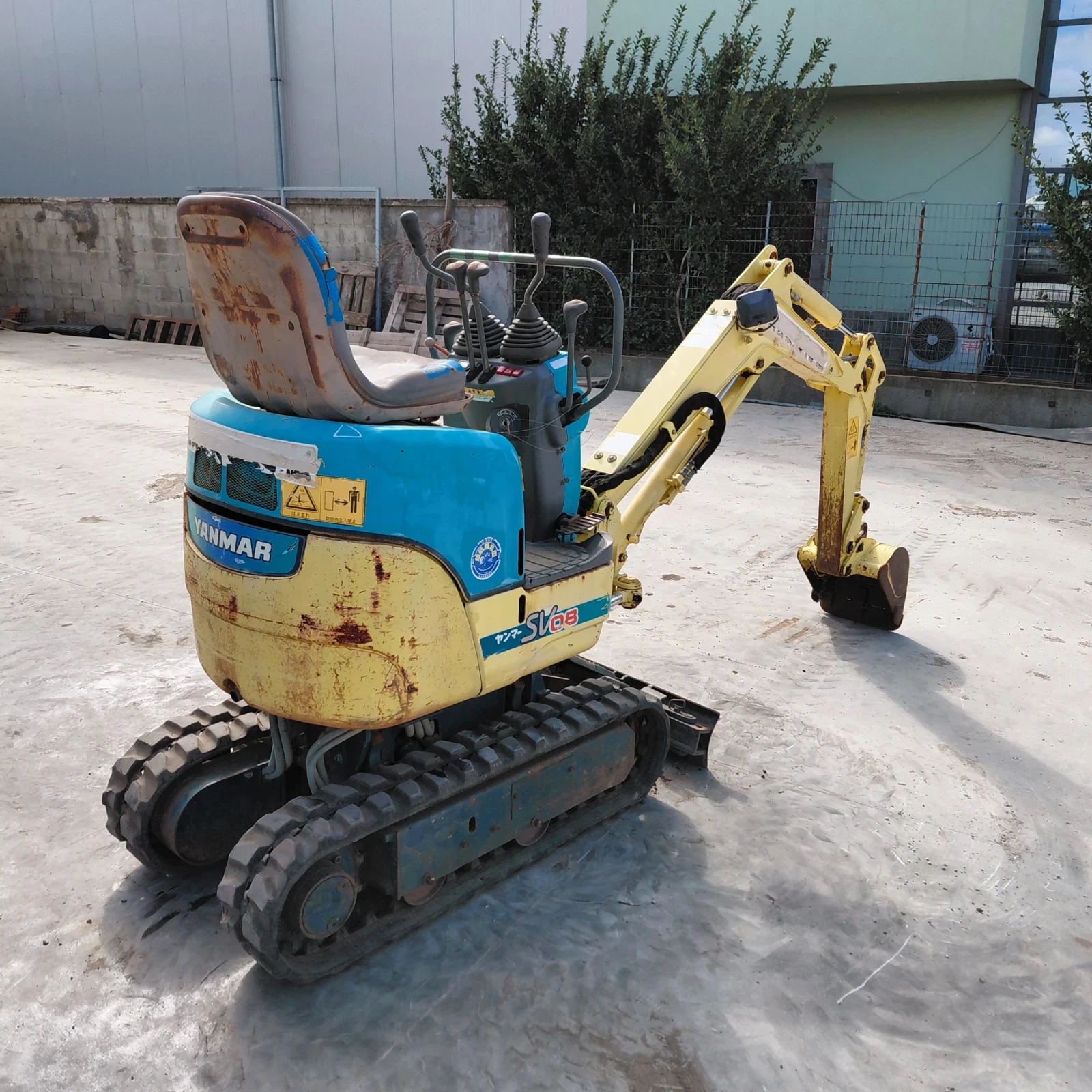 Багер Yanmar SV08 * НАЛИЧЕН * РАЗШИРЯЕМИ ВЕРИГИ *  - изображение 5