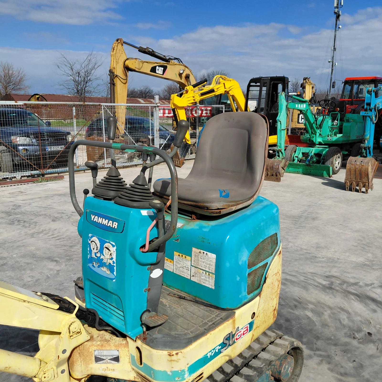 Багер Yanmar SV08 * НАЛИЧЕН * РАЗШИРЯЕМИ ВЕРИГИ *  - изображение 9