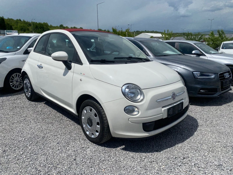 Fiat 500 1.2i avtomat kabrio evro5b, снимка 1 - Автомобили и джипове - 46355107