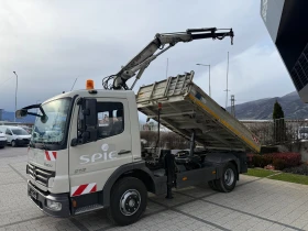 Mercedes-Benz Atego 918 Bluetec4 9500кг. Самосвал с кран , снимка 3 - Камиони - 53609995