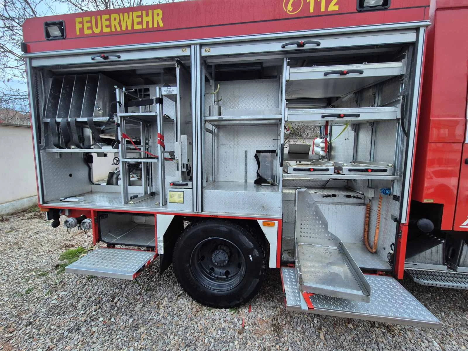 Man 12.222 4х4 LF16/12 Пожарен автомобил, снимка 14 - Камиони - 54171998