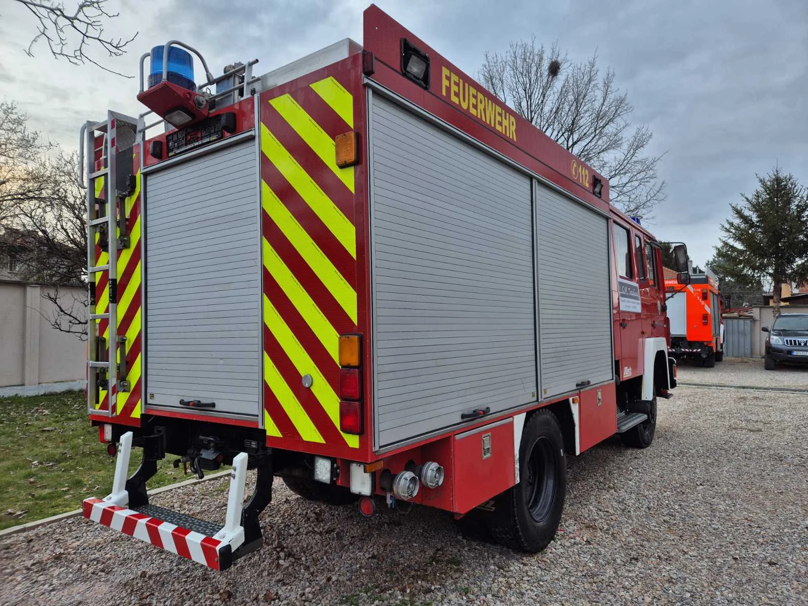 Man 12.222 4х4 LF16/12 Пожарен автомобил, снимка 4 - Камиони - 54171998