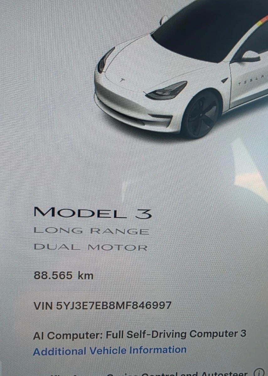 Tesla Model 3  4х4 Facelift Гаранция, снимка 16 - Автомобили и джипове - 54898327