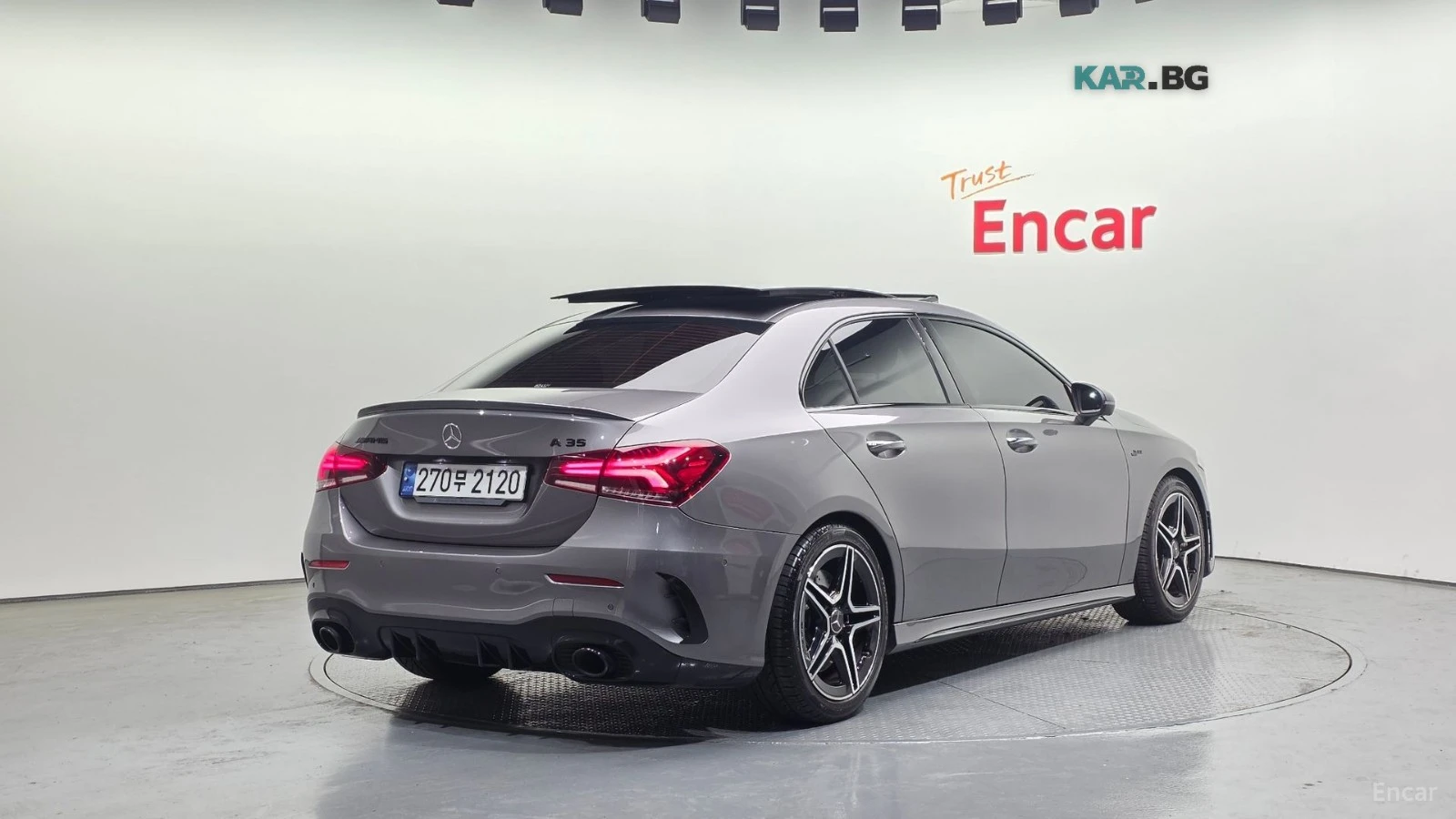 Mercedes-Benz A 35 AMG* 4MATIC* ПОДГРЕВ* КАМЕРА* SUNROOF* М.ТОЧКА, снимка 3 - Автомобили и джипове - 55790562