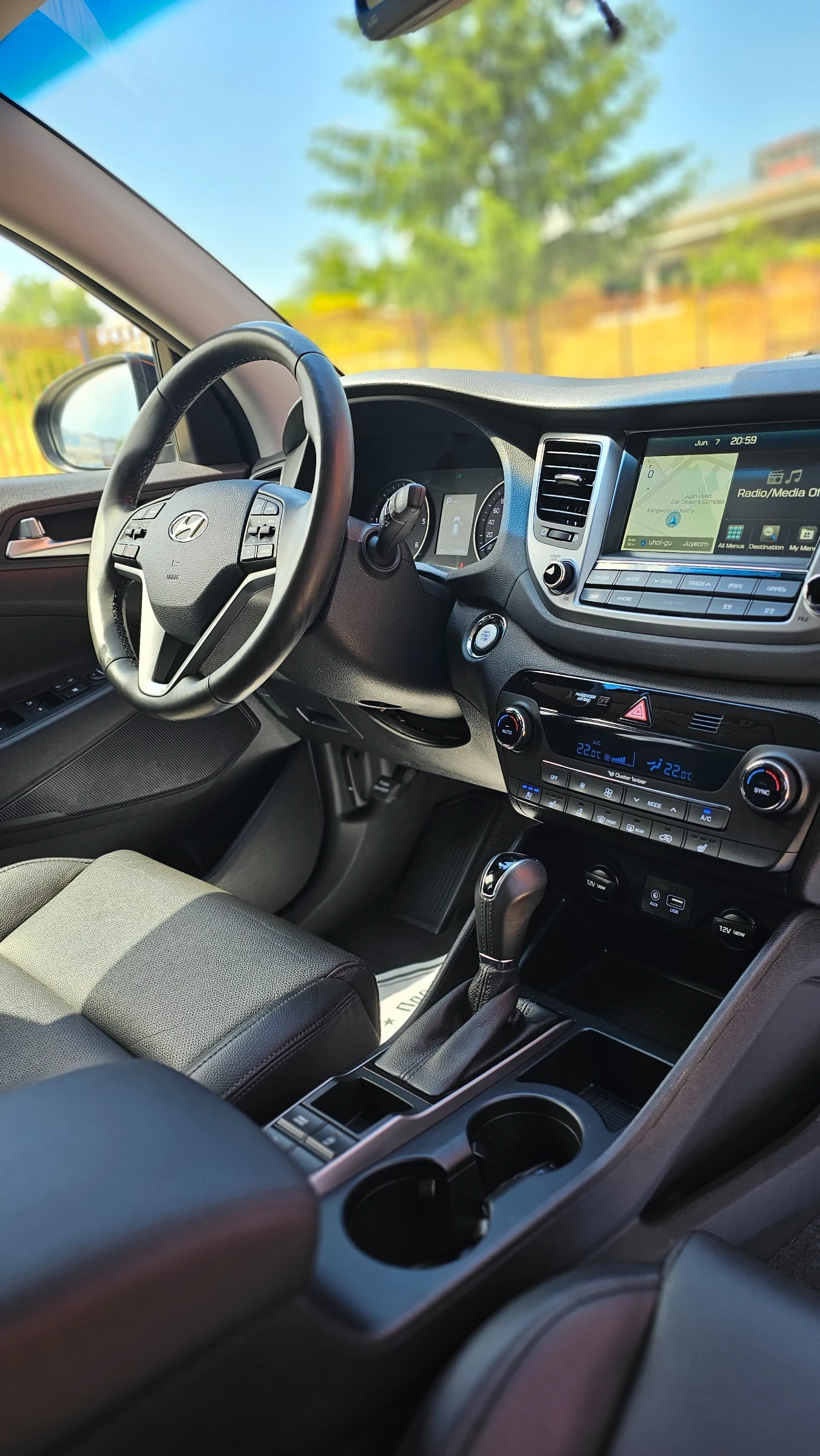 Hyundai Tucson ВНОС ОТ ЮЖНА КОРЕЯ/100000КМ, снимка 13 - Автомобили и джипове - 54813092