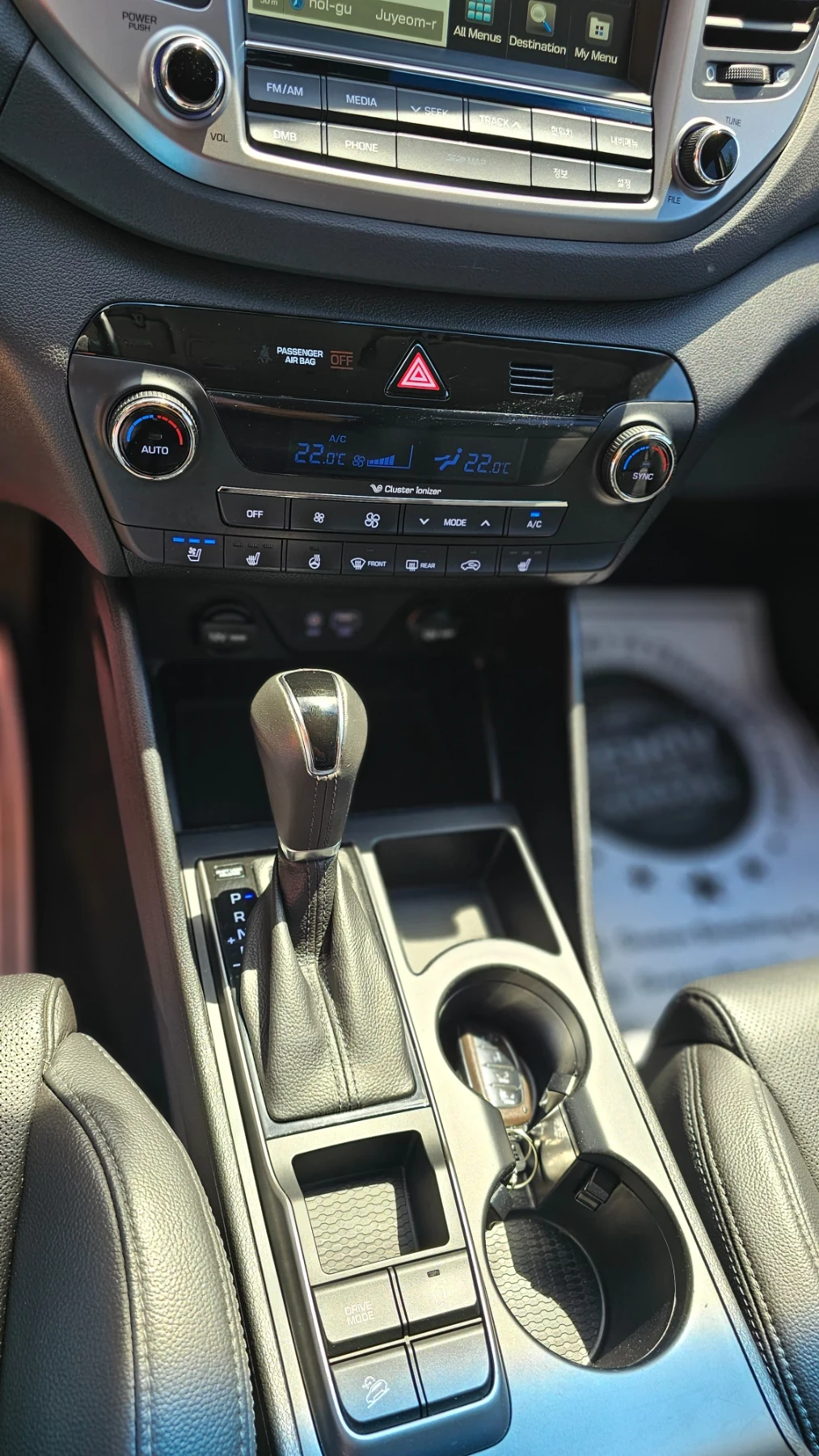 Hyundai Tucson ВНОС ОТ ЮЖНА КОРЕЯ/100000КМ, снимка 14 - Автомобили и джипове - 54813092