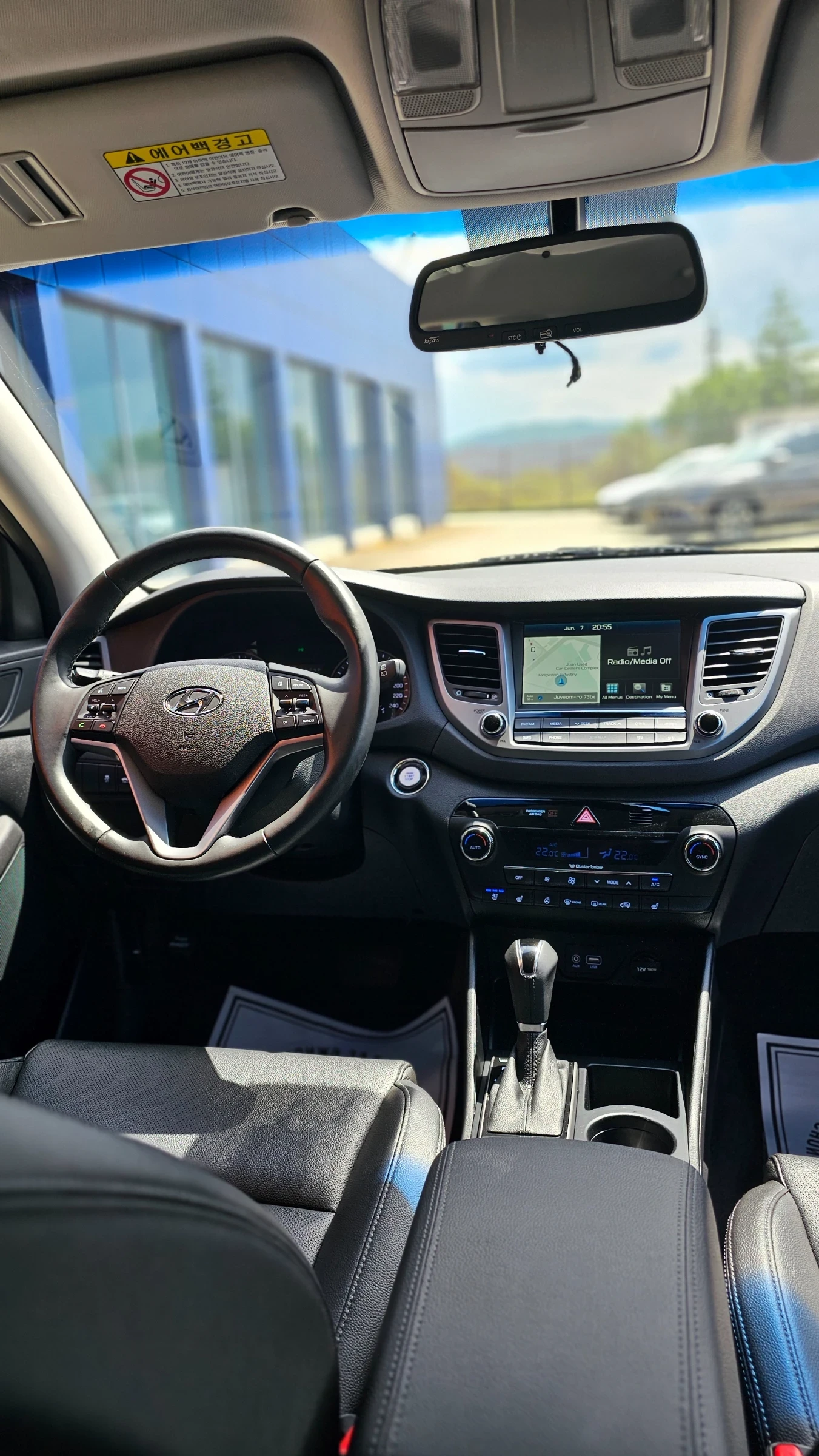 Hyundai Tucson ВНОС ОТ ЮЖНА КОРЕЯ/100000КМ, снимка 11 - Автомобили и джипове - 54813092