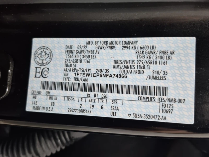 Ford F150 * XLT CREW CAB SHORT BED * CARFAX * ЦЕНА ДО БГ, снимка 14 - Автомобили и джипове - 53332178