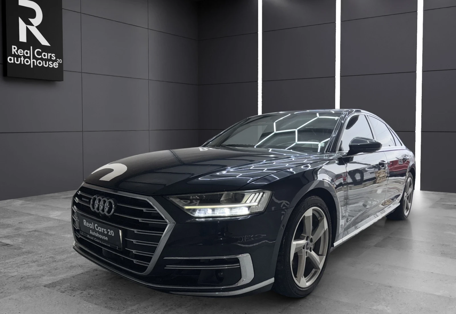 Audi A8 50TDI* QUATTRO* B&O* HEAD UP * DISTR* KEYLESS* ВАК - [1] 