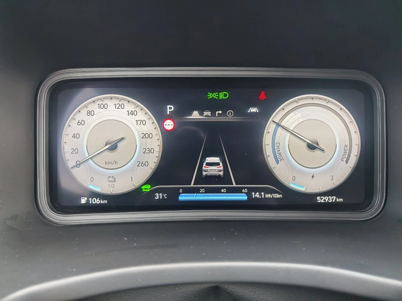 Hyundai Kona 64KWh/PRIME/ГАРАНЦИЯ/SOH100%/BLUELINK/2022г., снимка 14 - Автомобили и джипове - 55655623