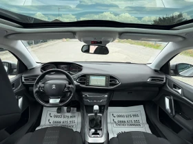 Peugeot 308 1.2i-TURBO-106.000km-НАПЪЛНО РЕАЛНИ-КАМЕРА-ПАНОРАМ, снимка 13