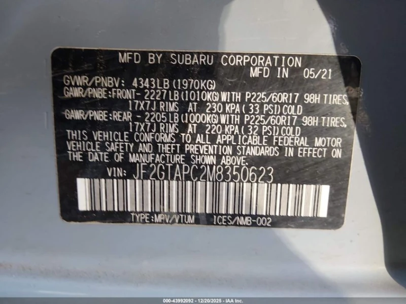 Subaru Crosstrek 2l Premium, снимка 9 - Автомобили и джипове - 53502094