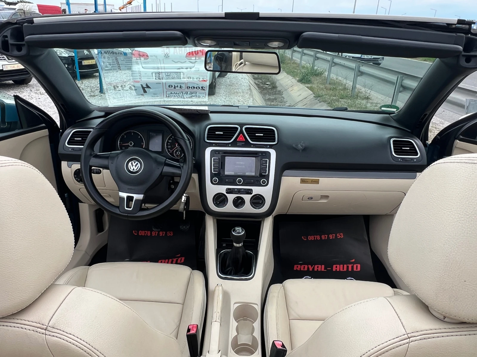 VW Eos ЛИЗИНГ-КОЖА-КЛИМА-НАВИ-ТОП, снимка 10 - Автомобили и джипове - 54874023