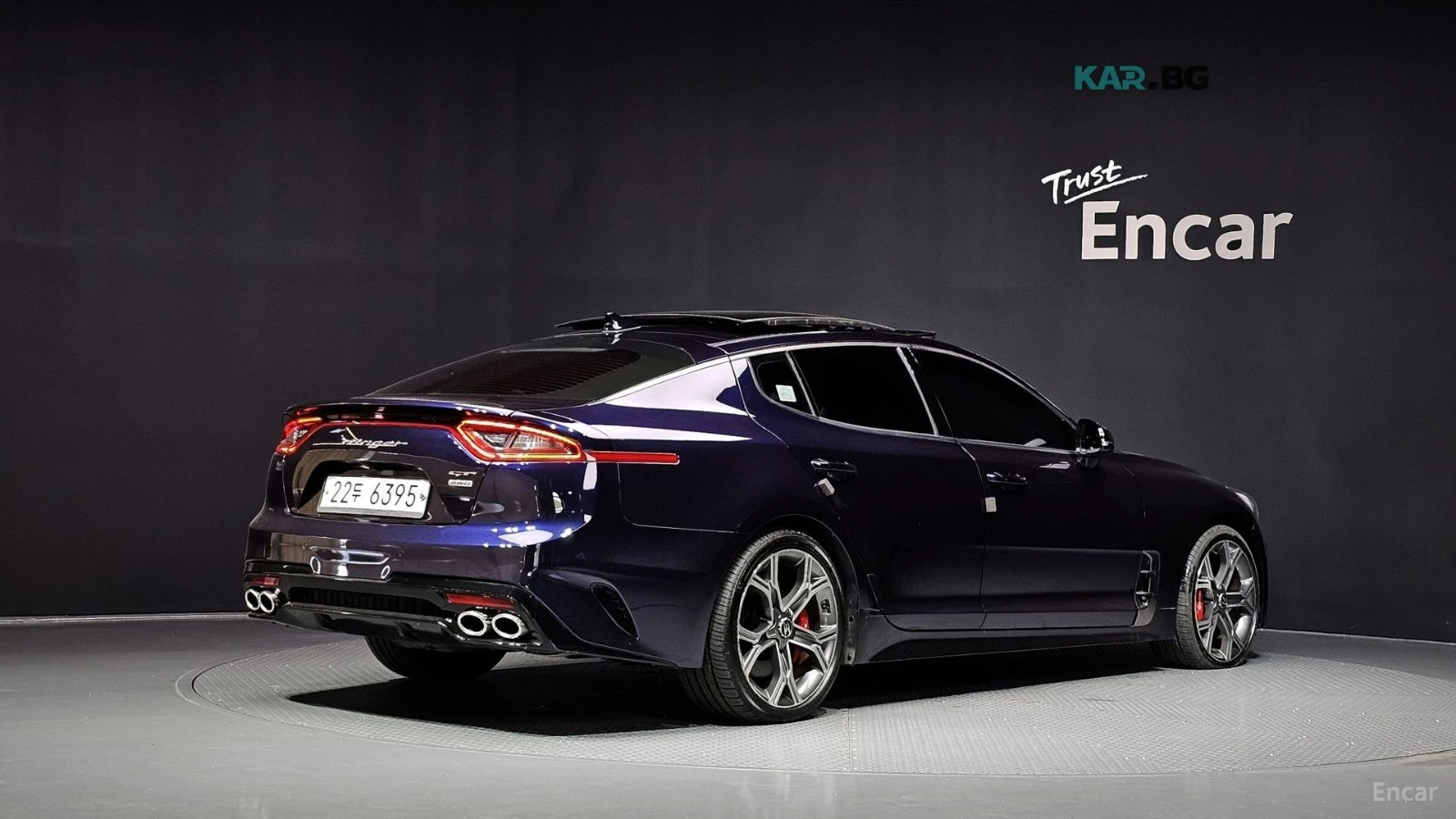 Kia Stinger AWD* GT* 3.3* TURBO* DISTRONIC* 360* ПОДГРЕВ* ОБДУ, снимка 3 - Автомобили и джипове - 56082481