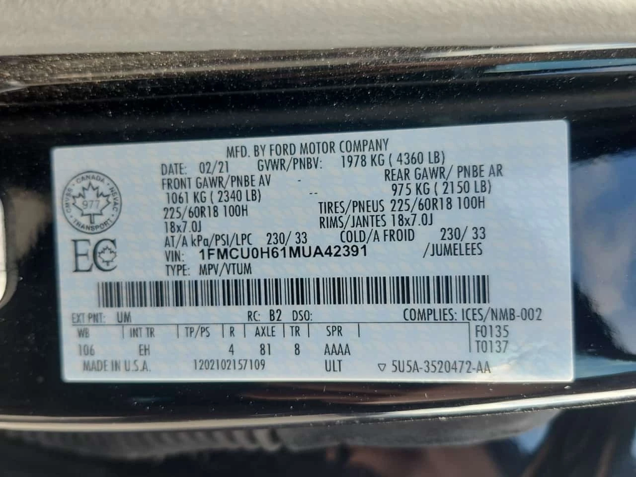 Ford Escape * SEL * CARFAX * , снимка 15 - Автомобили и джипове - 56622174
