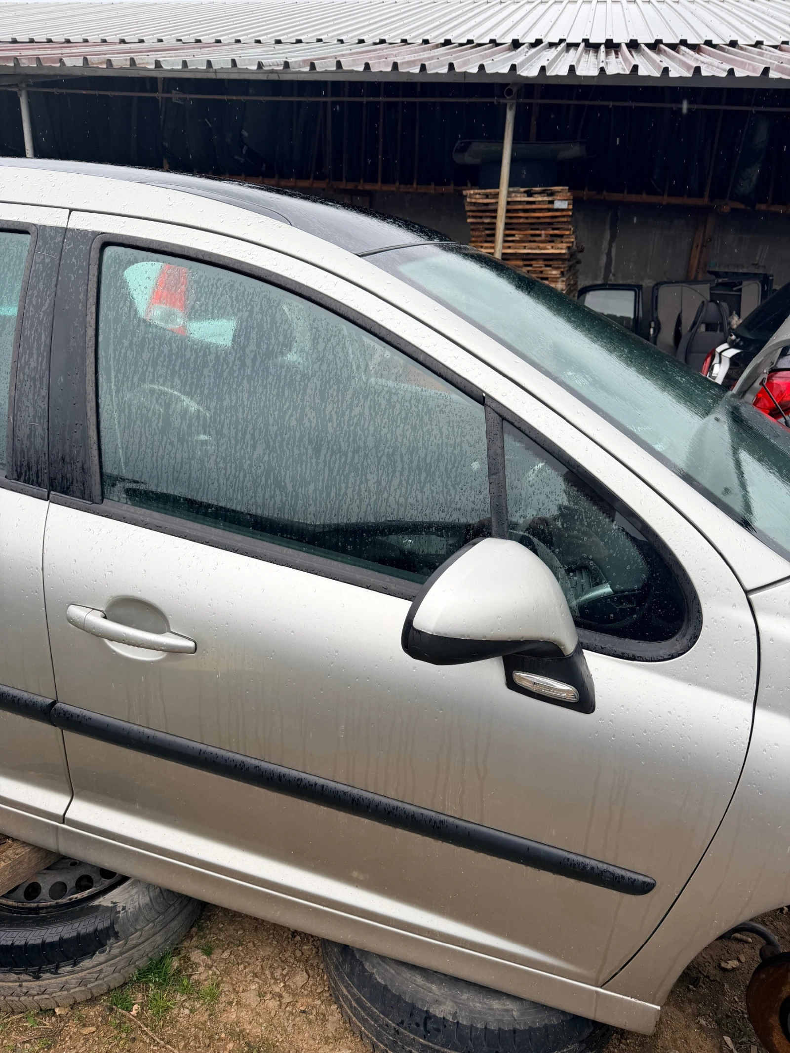 Предна дясна врата PEUGEOT 207 Сива/Сив цвят