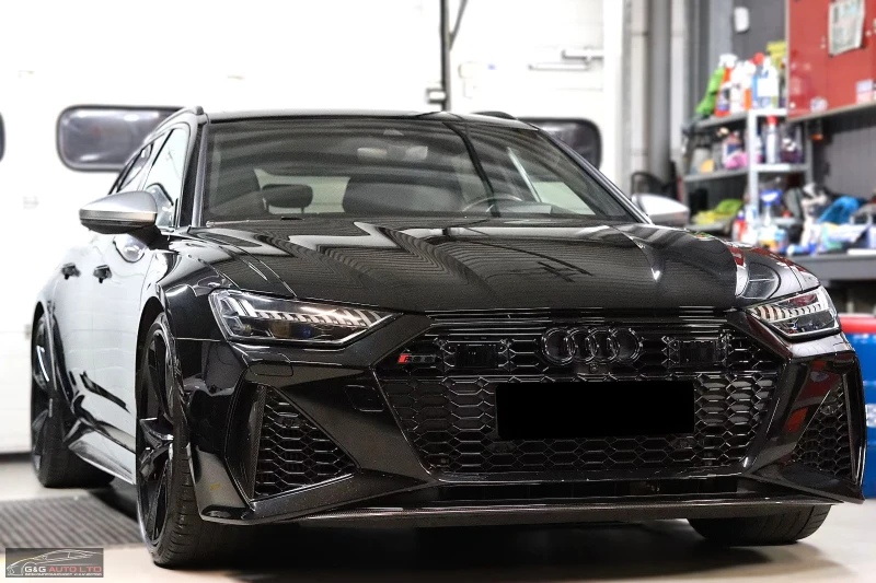 Audi Rs6 CARBON/600HP/CERAMIC/PANO/360/HUD/B&O/MEMO/674g, снимка 3 - Автомобили и джипове - 52811879