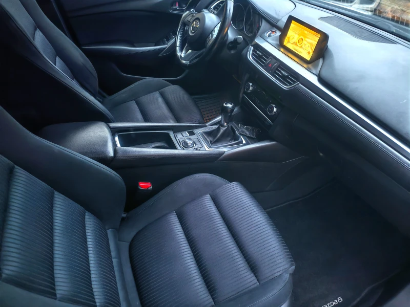 Mazda 6 2.2D-150к.с.- SkyActiv, снимка 12 - Автомобили и джипове - 52354092
