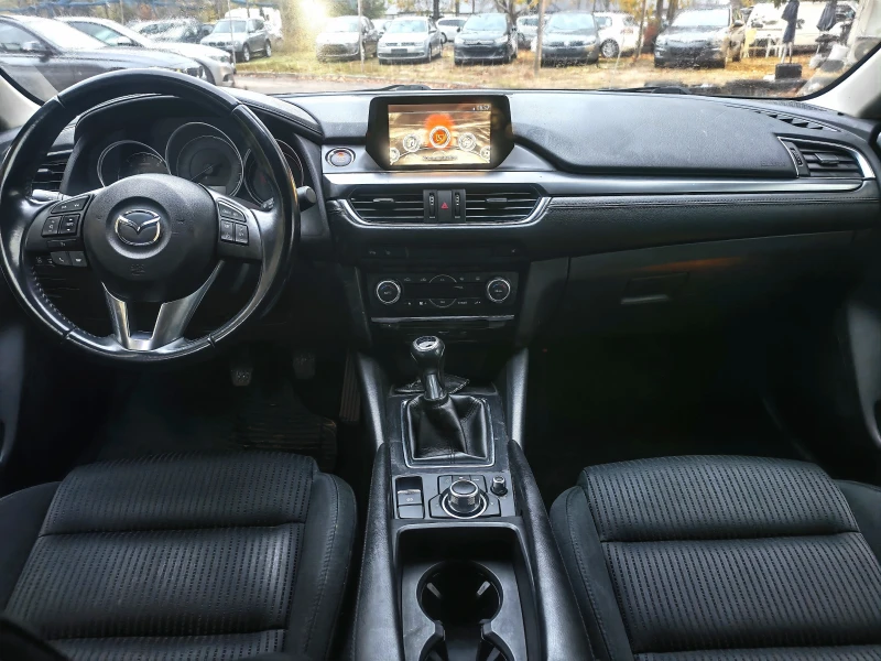 Mazda 6 2.2D-150к.с.- SkyActiv, снимка 11 - Автомобили и джипове - 52354092