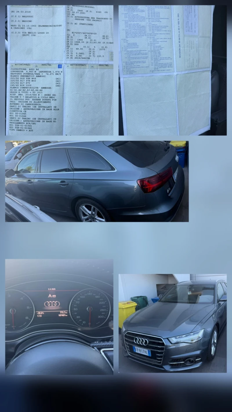 Audi A6 A6_3XSline_2.0_190hp_Quattro, снимка 13 - Автомобили и джипове - 53253061